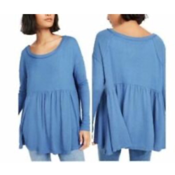Free People Tops - Free People Bluebell Long Sleeve Jewel Top sz medium